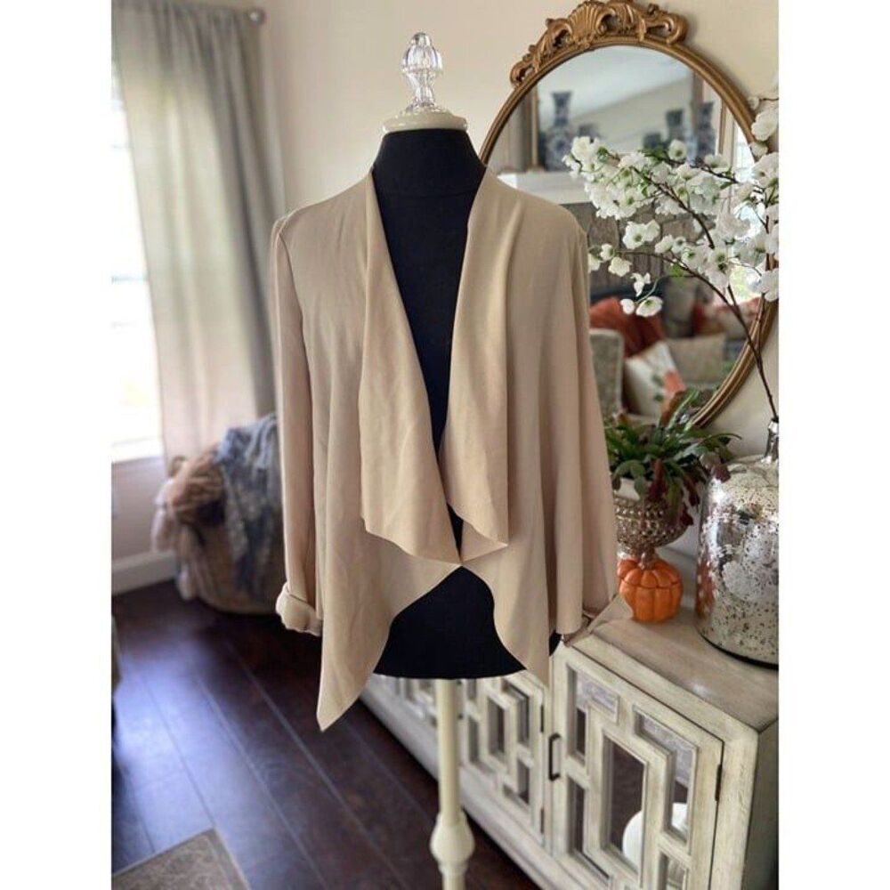 Cream/Tan Blazer by She + Sky (M)